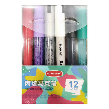 Nora Acrylic Marker PVC - The Stationers